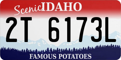 ID license plate 2T6173L