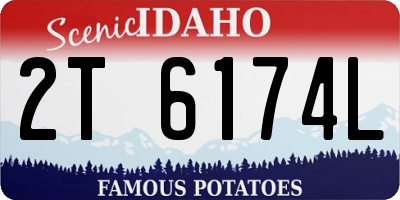 ID license plate 2T6174L