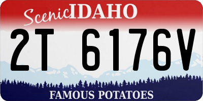 ID license plate 2T6176V