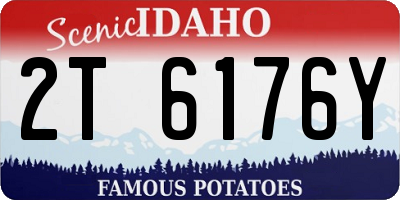 ID license plate 2T6176Y