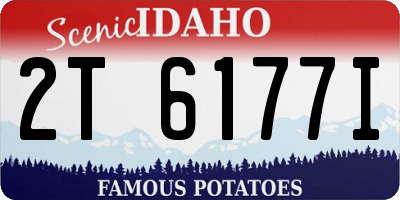 ID license plate 2T6177I