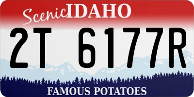 ID license plate 2T6177R