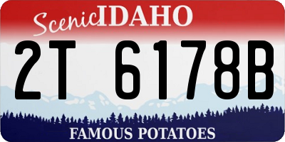 ID license plate 2T6178B