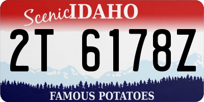 ID license plate 2T6178Z