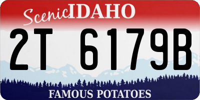 ID license plate 2T6179B