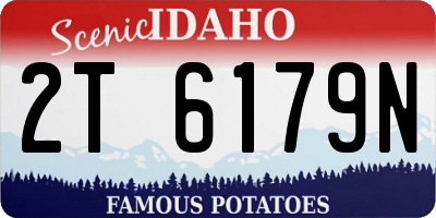 ID license plate 2T6179N