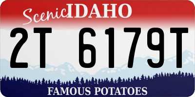 ID license plate 2T6179T