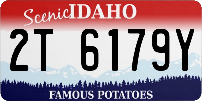 ID license plate 2T6179Y