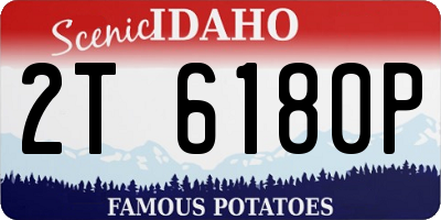 ID license plate 2T6180P