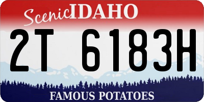 ID license plate 2T6183H
