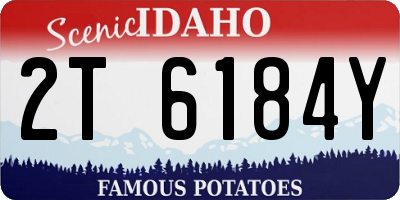 ID license plate 2T6184Y