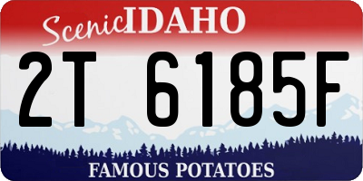 ID license plate 2T6185F