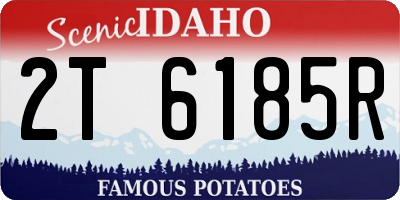 ID license plate 2T6185R
