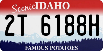 ID license plate 2T6188H