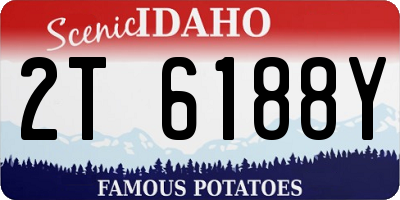ID license plate 2T6188Y