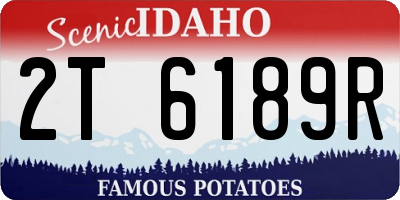 ID license plate 2T6189R