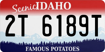 ID license plate 2T6189T