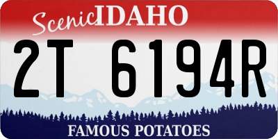 ID license plate 2T6194R