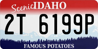 ID license plate 2T6199P