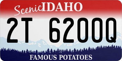 ID license plate 2T6200Q