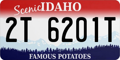 ID license plate 2T6201T