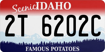 ID license plate 2T6202C