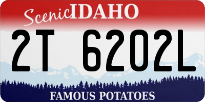 ID license plate 2T6202L