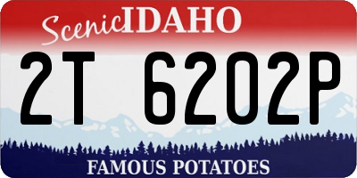 ID license plate 2T6202P