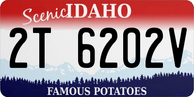 ID license plate 2T6202V