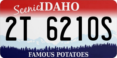 ID license plate 2T6210S