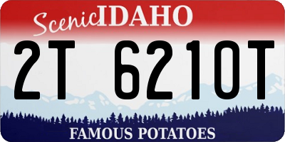 ID license plate 2T6210T