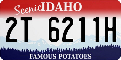 ID license plate 2T6211H