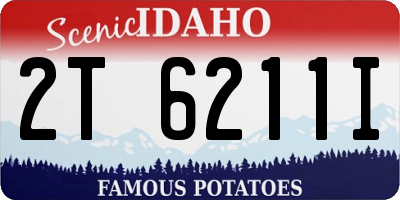 ID license plate 2T6211I