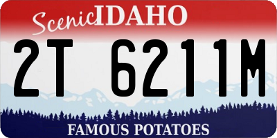 ID license plate 2T6211M