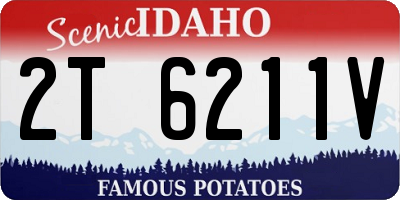 ID license plate 2T6211V
