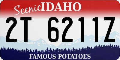 ID license plate 2T6211Z