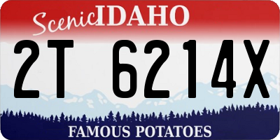 ID license plate 2T6214X