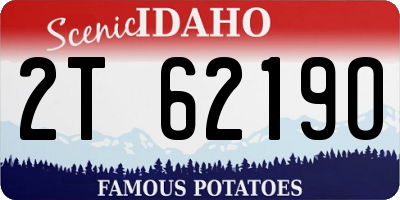 ID license plate 2T6219O