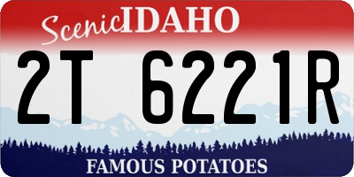 ID license plate 2T6221R