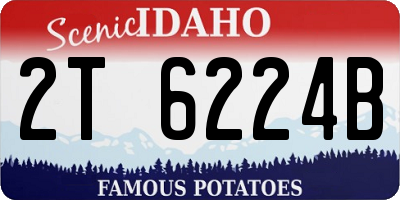 ID license plate 2T6224B