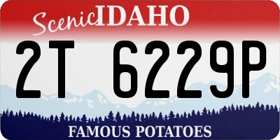 ID license plate 2T6229P