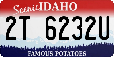ID license plate 2T6232U