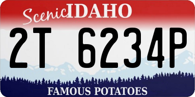 ID license plate 2T6234P