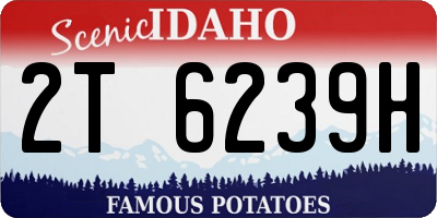 ID license plate 2T6239H