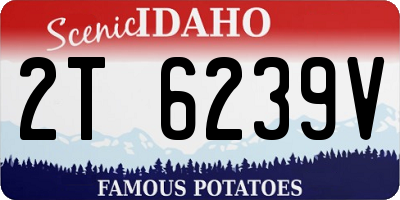 ID license plate 2T6239V