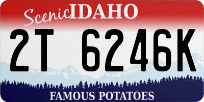 ID license plate 2T6246K