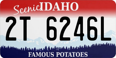ID license plate 2T6246L