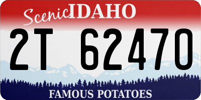 ID license plate 2T6247O