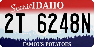 ID license plate 2T6248N