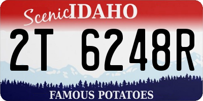 ID license plate 2T6248R